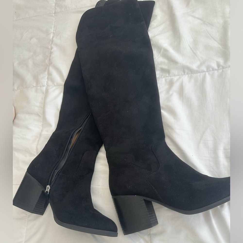 Bp over the knee black boots